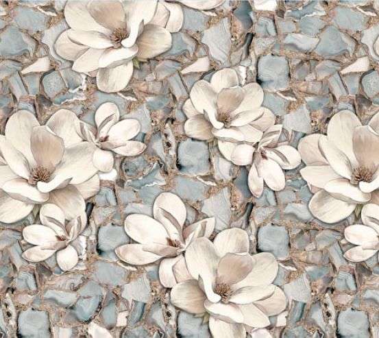 Фотообои Магнолия на фоне мрамора Фотообои Магнолия на фоне мрамора 30818