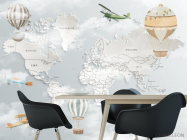 Фотошпалери Дитяча карта - 1