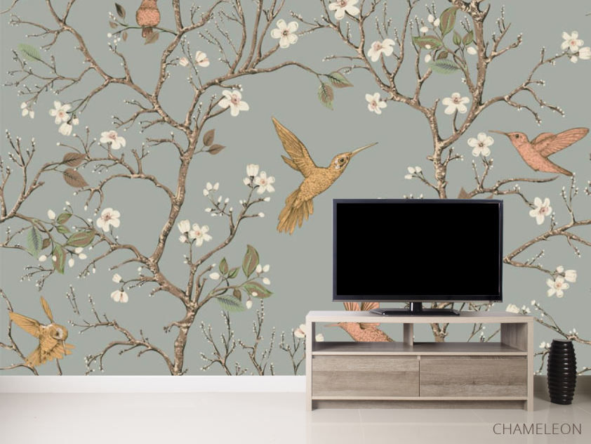 Фотообои птицы и ветви - 2