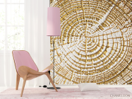 Фотошпалери Золотий зріз дерева - 4