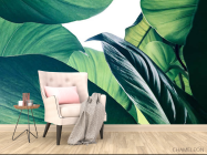 Фотообои Зелёные листья - 4