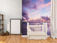 Фотообои Фиолетовый закат у моря - 2