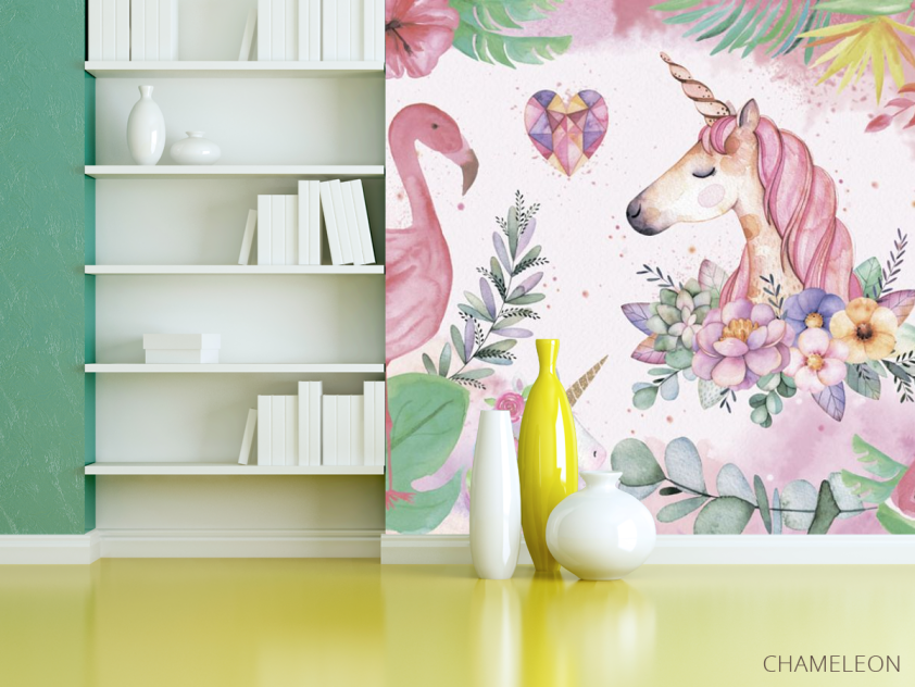 Фотошпалери Фламінго дитячі - 3