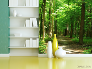 Фотошпалери зелений ліс - 3