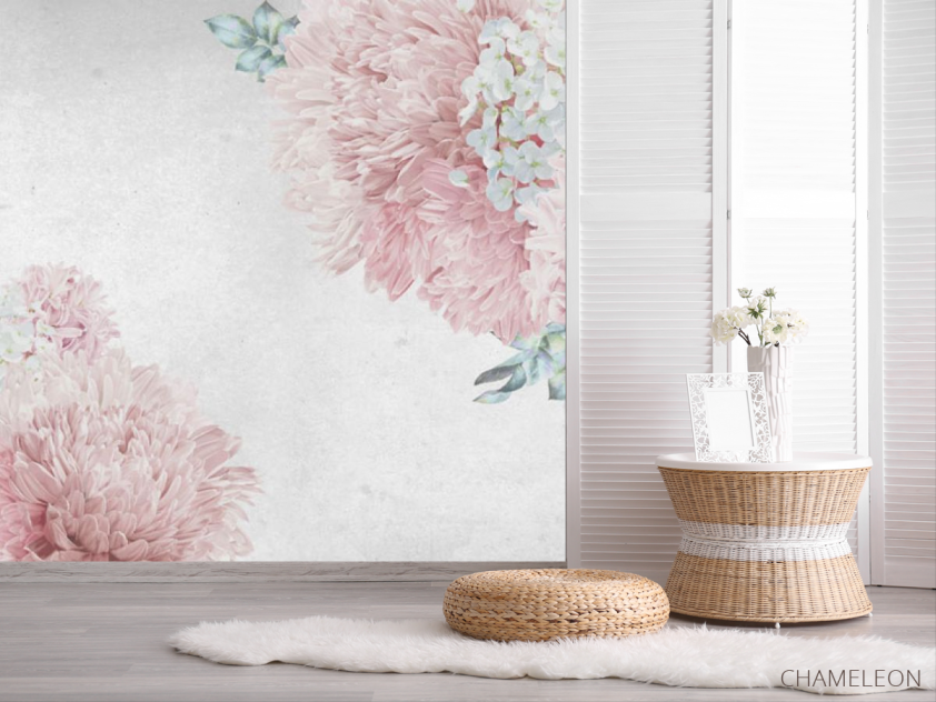Фотошпалери Рожеві квіти - 2