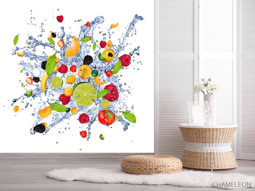 Фотообои фрукты и вода - 2