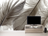 Фотообои Коричневые перья - 2