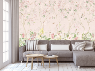 Фотообои Розовые цветы в саду - 3
