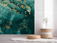 Фотошпалери Бірюзовий флюїд - 2