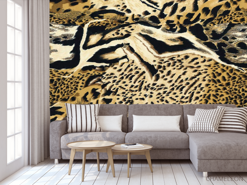 Фотообои Тигровый абстрактный принт - 3