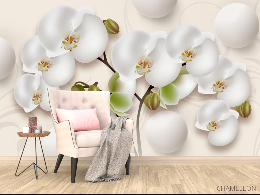 Фотообои Орхидея 3д - 4