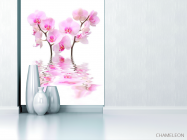 Фотообои Орхидеи бело-розовые - 1