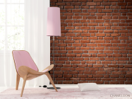 Фотошпалери Стіна з червоної цегли - 4