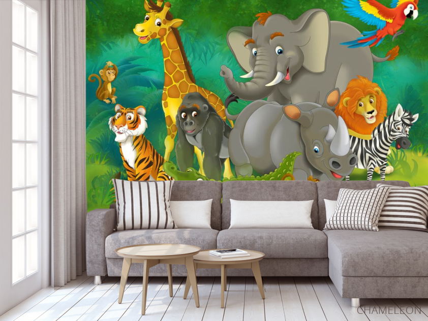 Фотообои Животные в джунглях - 3