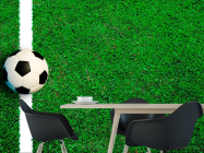 Фотошпалери М'яч на лінії - 1