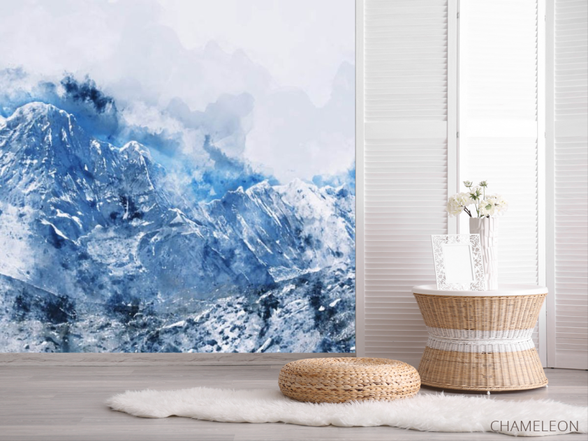 Фотошпалери засніжені гори - 2