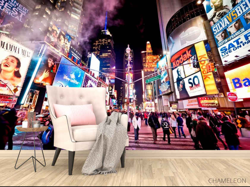 Фотообои Реклама, люди,ночь - 4