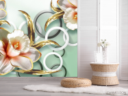 Фотошпалери 3D квіти - 2