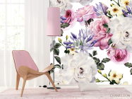 Фотообои рисованные цветы - 4