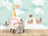 Фотообои Животные на велосипеде - 4