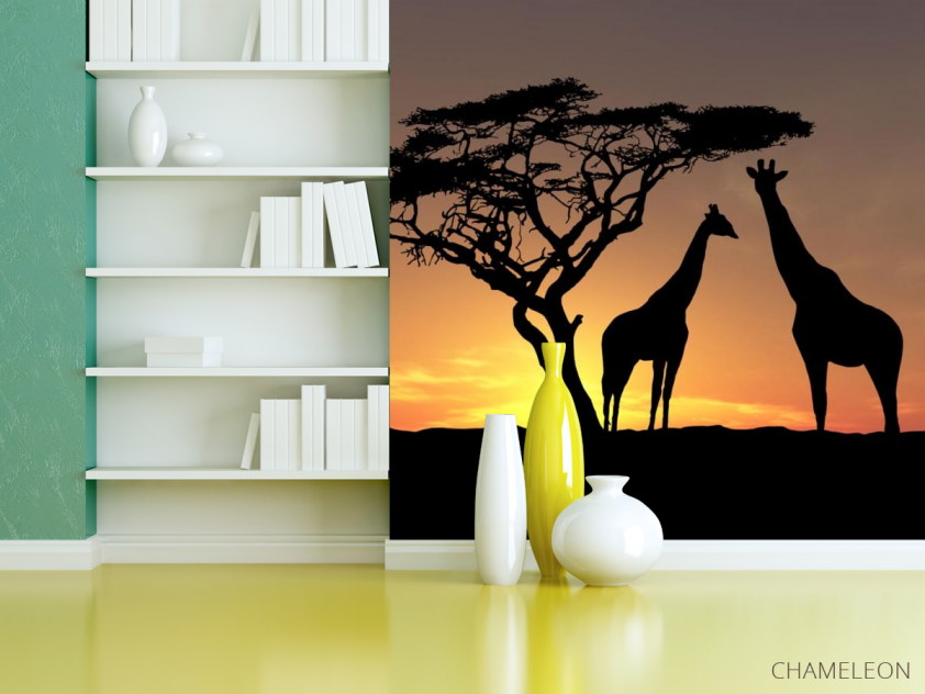 Фотошпалери жирафи - 3
