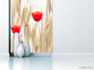 Фотообои Маки в поле - 1