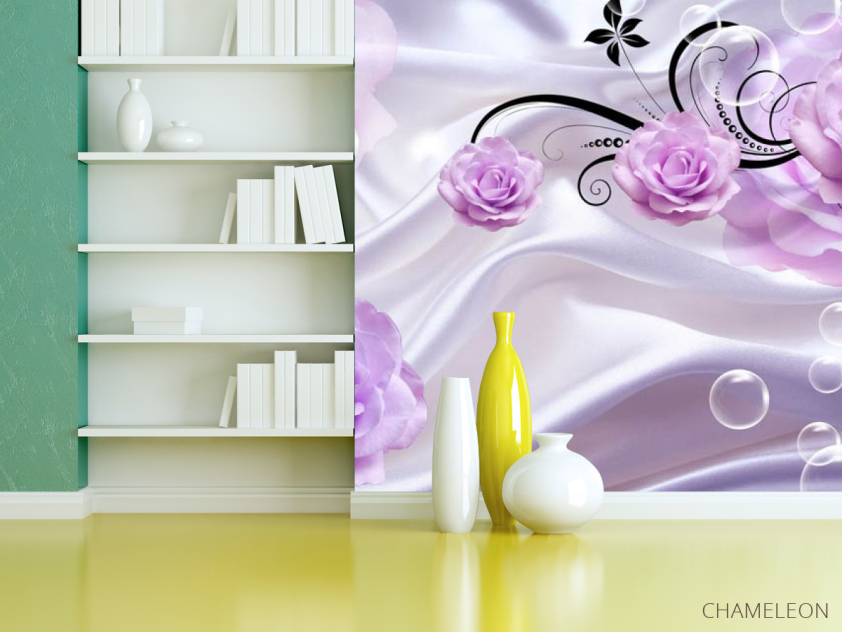 Фотошпалери 3Д троянди - 3