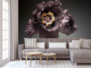 Фотообои Винтажный тёмный цветок - 3