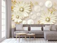 Фотообои Цветы брошки - 3