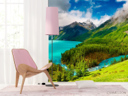 Фотошпалери Хмари йдуть у гори - 4