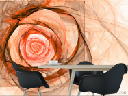 Фотошпалери Бежева стилізована троянда - 1