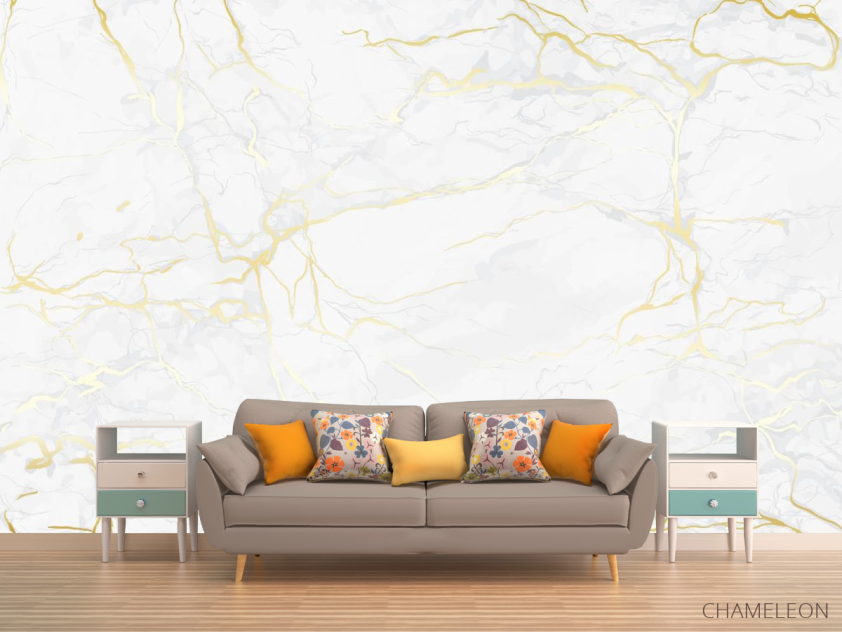 Фотообои Золотые разводы - 1