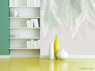 Фотошпалери фреска з листям - 3