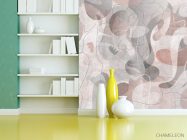 Фотошпалери Геометричні силуети червоні - 3