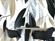 Фотошпалери листя 3д - 1