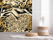 Фотошпалери Тигровий абстрактний принт - 2