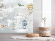 Фотошпалери Дитяча карта - 2