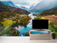 Фотообои пролив между озерами - 2