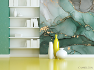 Фотошпалери Бірюзовий флюїд - 3