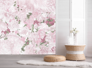 Фотошпалери векторні дизайнерські квіти - 2