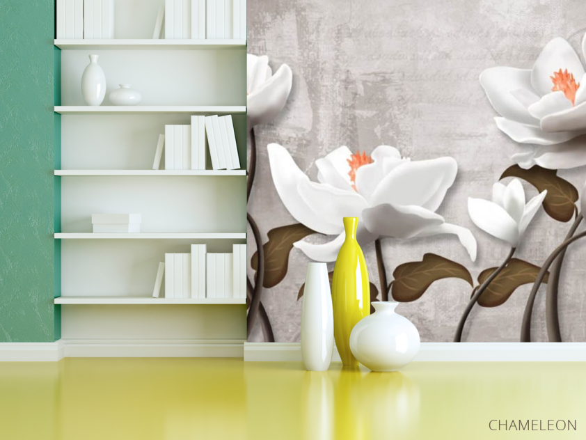 Фотошпалери квіти 3D - 3