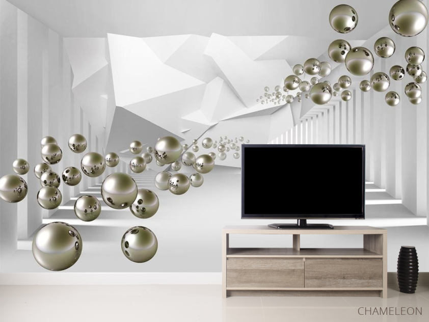 Фотообои Стереоскопические фигуры - 2