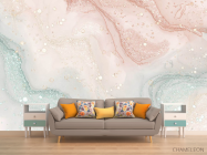 Фотообои флюид и листья - 1