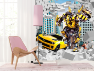 Фотошпалери Бамбелбі з цегляної стіни - 4