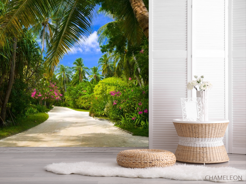 Фотошпалери пальмовий парк - 2