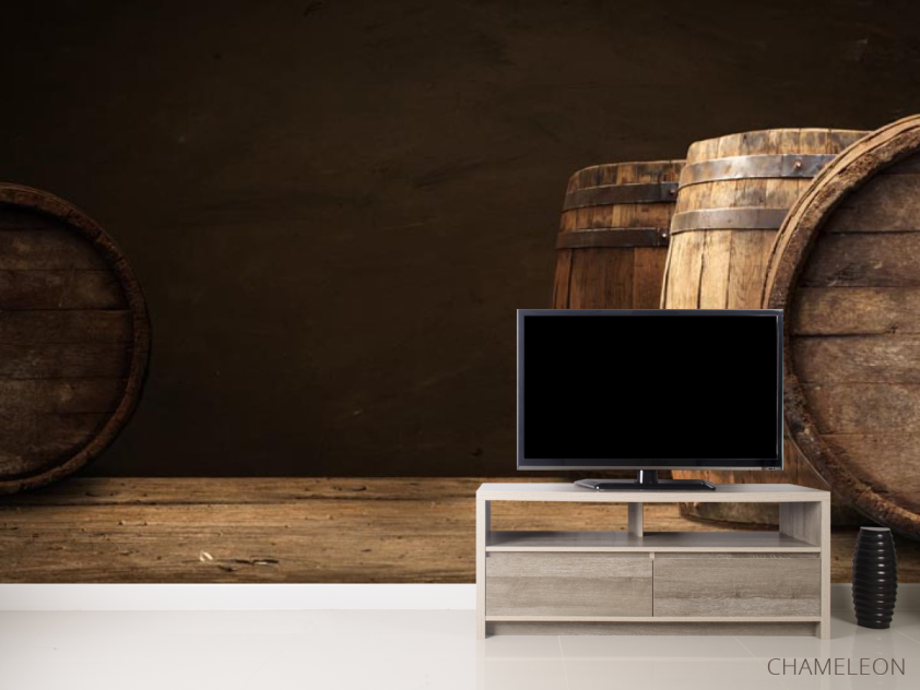 Фотообои бочки с вином - 2