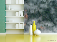 Фотошпалери туманні сосни - 3