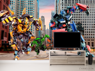 Фотообои Трансформеры в городе - 2