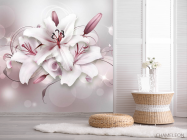 Фотошпалери Лілії 3д - 2