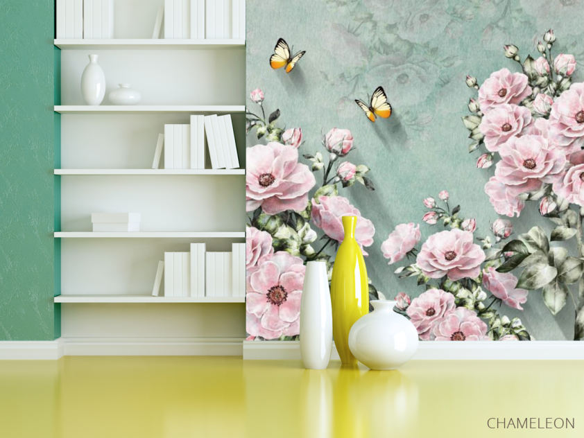 Фотошпалери Рожеві квіти - 3